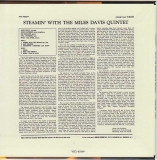 Davis, Miles - Steamin' With The Miles Davis Quintet, Back Cover
